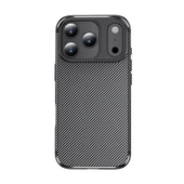 iPhone 17 Pro Kılıf Karbon Fiber Desenli Negro Silikon Kapak thumbnail 2