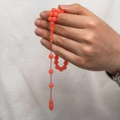 Yuvarlak Sıkma Kehribar Tesbih thumbnail 3