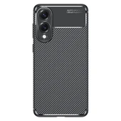 Samsung Galaxy S25 Edge Kılıf Karbon Fiber Desenli Negro Silikon Kapak thumbnail 1