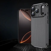 iPhone 17 Pro Kılıf Karbon Fiber Desenli Negro Silikon Kapak thumbnail 6