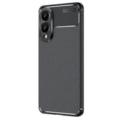 Samsung Galaxy S25 Edge Kılıf Karbon Fiber Desenli Negro Silikon Kapak thumbnail 2