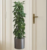 Saksılı Bitki Tasarımlı Yapışkanlı Sticker Resim 90*30 cm MC-665 thumbnail 4