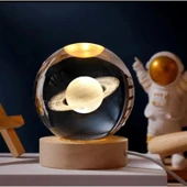 Galaksi Renk Değiştiren Işıklı Cam Küre 8cm thumbnail 2