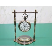 Pirinç Masa Üstü Saat thumbnail 1