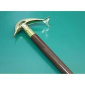 Pirinç Yunus Balıklı Baston thumbnail 1