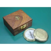 Ahşap Kutulu Pirinç Pusula thumbnail 1