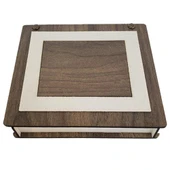 Cüzdan Anahtarlık Ahşap Kutulu Set thumbnail 2