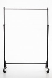 Tekerlekli Elbise Askılığı Metal Askılık - 4