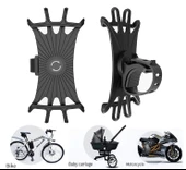 Esnek Silikon Örümcek Bisiklet Telefon Tutucu thumbnail 4