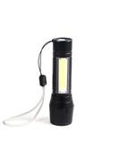 Mini Çok Güçlü Şarjlı El Feneri (XPE-COB LED ) thumbnail 3