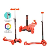 Torutoys Kırmızı Twist Işıklı Scooter Kırmızı - 1