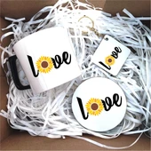 Papatya Tasarımlı Konsept Hediye Kutusu, Hediyelik Sepetler P1-01 - 1