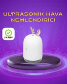 Renkli LED Işıklı ve Sürekli Spreyli Masa Nemlendirici - 1