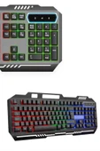 RGB Işıklı Gaming Oyuncu Klavye Q Klavye Mouse Hediyeli - 5