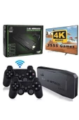 Retro Oyunlar 4k Game Stick 2.4g Kablosuz Çift Kol 3500 Oyun Atari - 4