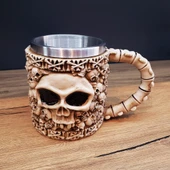 3D Tasarımlı İskelet Kupa Bardak - 1