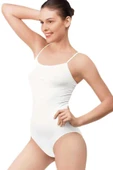 Elit Life Kadın Beyaz İnce Dikişsiz Askı Body Zıbın Atlet 874 - 1