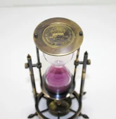 Pirinç Pusulalı Kum Saati Model 3 - 1