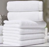 Nevresim Dünyası Otel Tipi 6'lı 50x90 Yüz Havlusu Beyaz thumbnail 5