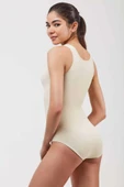 Elit Life Geniş Askılı Kadın Dikişsiz Çıtçıtlı Slip Body Ten 878 - 2