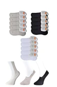 Siyah Gri Ve Beyaz Erkek Babet Çorap 15 Çift - 1