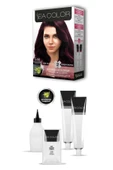 2x2 Tüp Krem Saç Boyası Seti Patlıcan Moru No:3.66 - 2