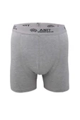 Kısa Paça Likralı Erkek Boxer Gri - 1115a - 1