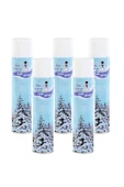 5 Adet Max Kar Köpüğü Spreyi, Eriyen Kar Taneleri, Parti Köpük Karı Yapar Kar Yağdıran Sprey 5x300 Ml - 1