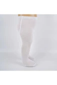 Bebek Pamuklu Külotlu Çorap Beyaz - 1
