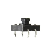 5 Adet 12x12x7.3mm 4 Pinli Siyah Push On Off Buton - Tact Switch - 2