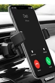 Araç Havalandırmasına Takılan Dönebilen Güçlü Telefon Tutucu Hr11 - 2