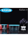 Rayan Kitchen Plastik Kapaklı 17 Cm Saklama Kabı Cam - 1
