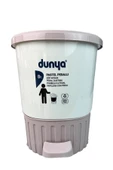 Dünya Çöp Kovası 8 Litre Pedallı Pastel Renkli Royaleks-01069 - 1