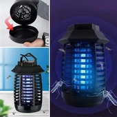 2W UV Mor Işıklı Sineksavar Lamba - Asma Saplı Sessiz Elektrikli Sinek Kovucu thumbnail 5