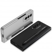 KNY Samsung Galaxy Z Fold 3 Kılıf Kalem Koymalı Espen Kapak Siyah - 3