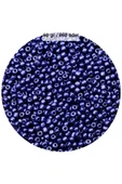 Lacivert Renk 4 Mm Yaklaşık 660 Adet / 60 Gram Cam Boncuk Oya Yazma Bileklik Ve Kolye - 1