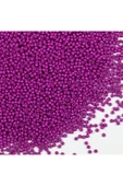 Fuşya Renk 4 Mm Yaklaşık 1100 Adet / 100 Gram Cam Boncuk Oya Yazma Bileklik Ve Kolye - 4