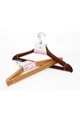 Ahşap Görünümlü Plastik Elbise Askısı 3 Lü Royaleks-ak439 thumbnail 1