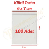 6x7 cm. Kilitli Torba (100 Adet) - 1