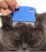 Evcil Hayvan Bakım Tarağı – Kedi Köpek Tavşan İnce Dişli Bit Pire Tarağı thumbnail 2