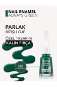Flormar Oje Nail Enamel Always Green Fne-538 thumbnail 3