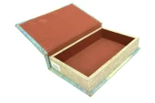 Kutu Kitap Aynalı Dalda Kuş Kitap Kutusu Dekoratif Hediyleik - 3