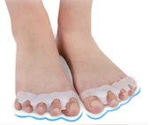 5 Parmak Ayıran Geçmeli Makara Beyaz Renk thumbnail 1