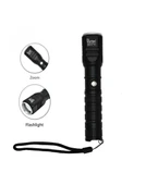 Şarjlı Pilli Zoomlu El Feneri thumbnail 1