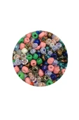 Dökme Cam Kum Boncuk (8/0) 3 Mm - 60 Gram - Çok Renkli - Bnc199 thumbnail 2