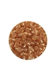 Dökme Cam Kum Boncuk (8/0) 3 Mm - 20 Gram - Şeffaf Bal Rengi - Bnc143 - 2