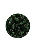 Dökme Cam Kum Boncuk Büyük Boy (6/0) 4 Mm - 20 Gram - Şeffaf Koyu Yeşil - Bnc100 thumbnail 2
