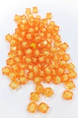 Küp Boncuk İçten Boncuklu Bileklik Çanta Boncuğu 10 Mm 50 Gr Turuncu - Bnc452 - 1