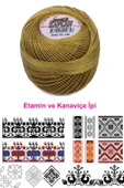 Kaplan Etamin Ve Kanaviçe İpi 8 No Kod/renk: 580 - Royaleks thumbnail 2