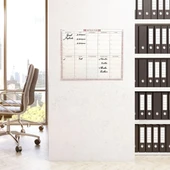 Kendiliğinden Yapışkanlı Kalemli Haftalık Planlayıcı Şeffaf  40cm-50cm thumbnail 3